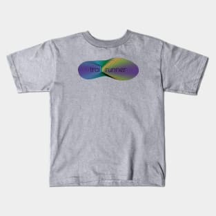 Trail Runner - Purple/Blue/Green/Yellow Kids T-Shirt